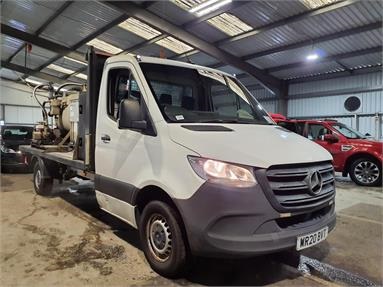 MERCEDES-BENZ SPRINTER 314 CDI VACUUM TANKER Diesel - WHITE - WR20BVT - 2 Door Dropside Body