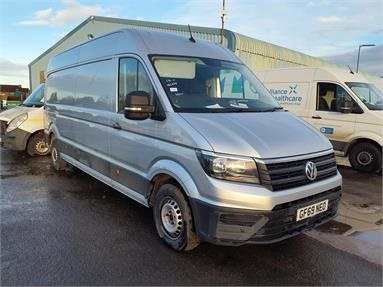VOLKSWAGEN CRAFTER CR35 LWB DIESEL FWD 2.0 TDI 177PS Trendline High Roof Van Diesel - SILVER - GF69NEO - 5 Door Panel Van