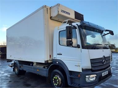 MERCEDES-BENZ ATEGO 1524 4X2 DAY EURO 6 15-TON FRIDGE BOX 2 Seats Day cab Steel Susp 19ft Diesel - WHITE - SJ65GGU - 2 Door Fridge Box Van Body