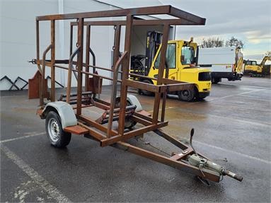 STEVE VICK PIPE COIL TRAILER SINGLE AXLE Not Specified - BROWN - SGT38693 - Plant Item