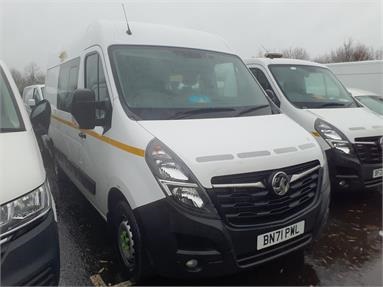 VAUXHALL MOVANO 3500 L2 DIESEL FWD 2.3 Turbo D 135ps H2 Van Diesel - WHITE - BN71PWL - Panel Van