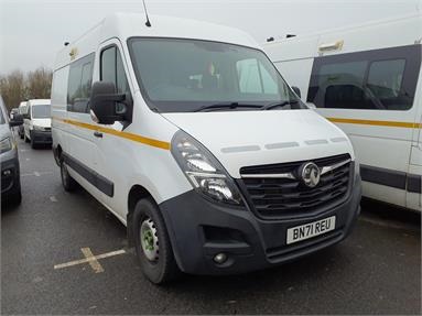 VAUXHALL MOVANO 3500 L2 DIESEL FWD 2.3 Turbo D 135ps H2 Van Diesel - WHITE - BN71REU - Panel Van