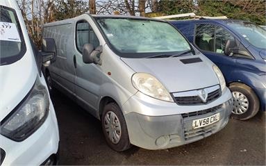 VAUXHALL VIVARO LWB DIESEL 2.0CDTI [115PS] Van 2.9t Diesel - SILVER - LV58CXL - 5 Door Panel Van