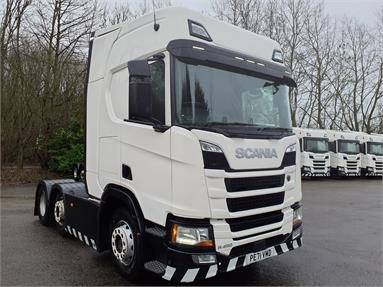 SCANIA R450 6X2 HIGHLINE EURO 6 TRACTOR UNIT 2 Seats Sleep Cab Air Susp Diesel - WHITE - PE71VMD - 2 Door Tractor Unit