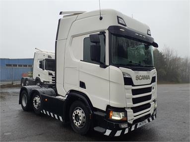 SCANIA R450 6X2 HIGHLINE TRACTOR UNIT 2 Seats Sleep Cab Air Susp Diesel - WHITE - PK71FVL - Tractor Unit