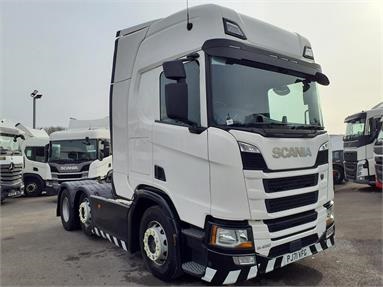 SCANIA R450 6X2 HIGHLINE EURO 6 TRACTOR UNIT 2 Seats Sleep Cab Air Susp Diesel - WHITE - PJ71VFG - 2 Door Tractor Unit
