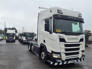 SCANIA R450 6X2 HIGHLINE EURO 6 TRACTOR UNIT 2 Seats Sleep Cab Air Susp Diesel - WHITE - PJ71NBK - 2 Door Tractor Unit