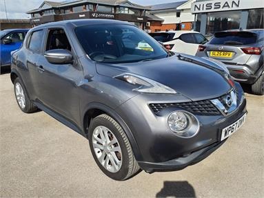 NISSAN JUKE 1.2 DiG-T N-Connecta 5dr Petrol - GREY - WP67DWN - 5 Door Hatchback
