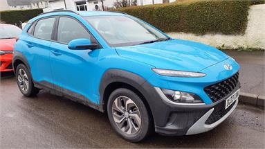 HYUNDAI KONA 1.6 GDi Hybrid SE Connect 5dr DCT Petrol/Hybrid - BLUE - DU23XXN - 5 Door Hatchback