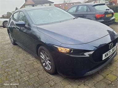 MAZDA 3 SE-L LUX MHEV AUTO SE-L LUX Petrol - BLUE - MM71JMV - 5 Door Hatchback