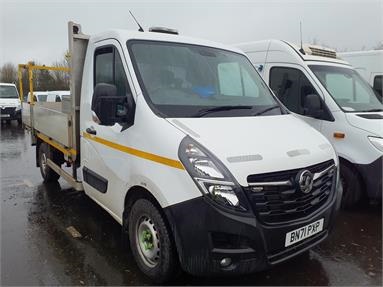 VAUXHALL MOVANO 3500 L2 DIESEL RWD 2.3 Turbo D 130ps H1 Chassis Cab Diesel - WHITE - BN71PXP - Dropside Body
