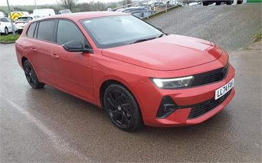 VAUXHALL ASTRA GS TURBO AUTO GS Petrol - Red - LL74FAK - 5 Door Estate