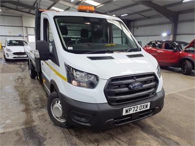 FORD TRANSIT 350 L4 DIESEL RWD 2.0 EcoBlue 130ps Leader Premium Dropside Diesel - WHITE - WP72OXW - 2 Door Dropside Body