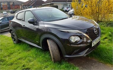 NISSAN JUKE HATCHBACK 1.6 Hybrid N-Connecta 5dr Auto Petrol/Hybrid - BLACK - YL73AYW - 5 Door Hatchback
