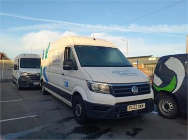 VOLKSWAGEN CRAFTER CR35 LWB DIESEL FWD 2.0 TDI 140PS Startline Business H/Roof Van Auto Diesel - WHITE - FG22DWW - 5 Door Panel Van