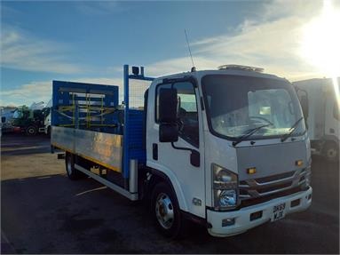ISUZU N75.190 4X2 DAY EURO 6 DROPSIDE 3 Seats Alloy Body Day cab Steel Susp 18ft Diesel - WHITE - DK69WJX - 2 Door Dropside Body