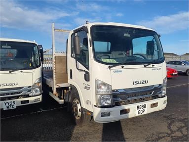 ISUZU N75.150 FLATBED Diesel - WHITE - YX20NKL - 4 Door Flatbed Body
