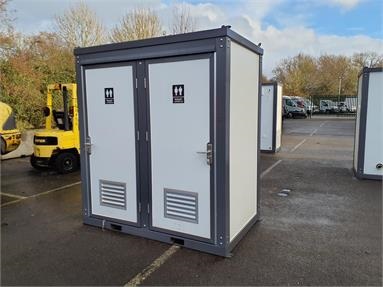 PBTL TWIN TOILET MODULAR  UNIT - NEW UNUSED Not Specified - WHITE - 1754008 - Plant Item