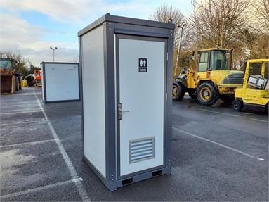 PBTL SINGLE TOILET MODULAR UNIT - NEW UNUSED Not Specified - WHITE - 1717100 - Plant Item