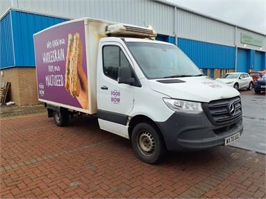 MERCEDES-BENZ SPRINTER 314CDI L2 DIESEL RWD 3.5t Chassis Cab 7G-Tronic Diesel - WHITE - WX70UGU - Fridge Box Van Body