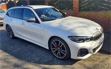 BMW 3 SERIES M340d xDrive MHT 5dr Step Auto Diesel/Hybrid - WHITE - YH22UFR - 5 Door Estate