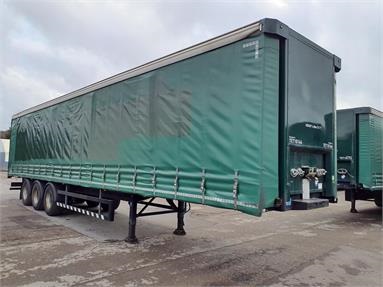 SDC 13.6M CURTAINSIDER 4M HEIGHT TRI/AIR Air Susp Not Applicable - GREEN - C419700 - 2 Door Trailer