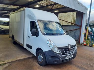 RENAULT MASTER LWB DIESEL FWD LL35 ENERGY dCi 135 Business L/Roof Luton Loloader Diesel - WHITE - HK16XOD - 2 Door Luton Box Body