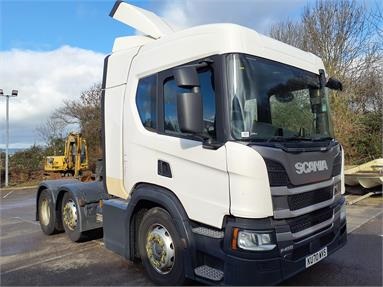 SCANIA P450 6X2 SLEEPER EURO 6 TRACTOR UNIT 2 Seats Sleep Cab Air Susp Diesel - WHITE - KU70WVS - 2 Door Tractor Unit