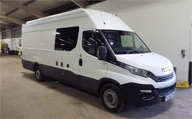 IVECO DAILY 35S14 DIESEL 2.3 High Roof Van 4100 WB Hi-Matic High Roof XLWB Diesel - WHITE - GJ19ZPM - 5 Door Motorhome