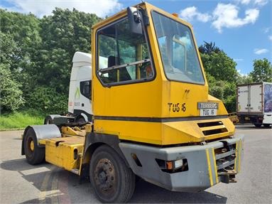 TERBERG YT180 4X2 SHUNTER UNIT 1 Seat Day cab Steel Susp Diesel - ORANGE - DPDTUG16 - 1 Door Tractor Unit
