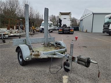 TAYLORS SINGLE DRUM ROLLER TRAILER WITH RAMPS SINGLE AXLE Not Specified - GREY - SGT34358 - Plant Item