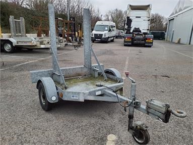 TAYLORS SINGLE DRUM ROLLER TRAILER WITH RAMPS SINGLE AXLE Not Specified - GREY - SGT38552 - Plant Item