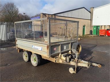 INDESPENSION CAGED DROPSIDE TIPPING TRAILER TANDEM AXLE Not Specified - SILVER - SGT38838 - Plant Item