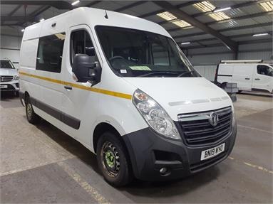 VAUXHALL MOVANO 35 L2 DIESEL FWD 2.3 CDTI H2 Van 130ps Diesel - WHITE - BN19WYO - 5 Door Messing Unit