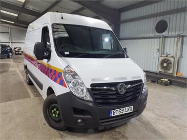 VAUXHALL MOVANO 3500 L2 DIESEL FWD 2.3 Turbo D 135ps H2 Van Diesel - WHITE - BT69LKX - 5 Door Panel Van