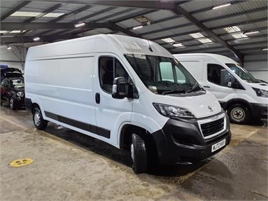 PEUGEOT BOXER 335 L3 DIESEL 2.2 BlueHDi H2 Professional Van 140ps Diesel - WHITE - MJ72KKV - 5 Door Panel Van
