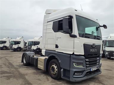 MAN TGX 18.430 4X2 H/ROOF SLEEPER EURO 6 TRACTOR UNIT 2 Seats Sleep Cab Air Susp Diesel - WHITE - DE71ZFP - 2 Door Tractor Unit