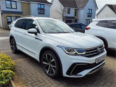 VOLKSWAGEN TIGUAN 1.5 TSI 150 R-Line 5dr DSG Petrol - WHITE - RE23VYV - 5 Door Estate