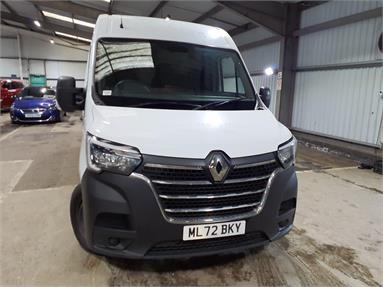 RENAULT MASTER LWB DIESEL FWD LM35dCi 135 Business+ Medium Roof Van Diesel - WHITE - ML72BKY - 5 Door Panel Van