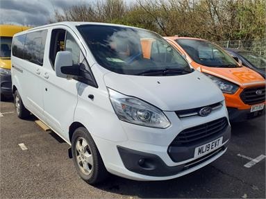 FORD TOURNEO CUSTOM L2 DIESEL FWD 2.0 EcoBlue 130ps Low Roof 8 Seater Titanium Diesel - WHITE - ML19EVT - Bus (Mini Less 18 seats)