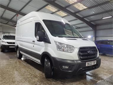 FORD TRANSIT 350 L3 DIESEL RWD 2.0 EcoBlue 130ps H3 Trend Van Diesel - WHITE - SK22TXP - 5 Door Panel Van