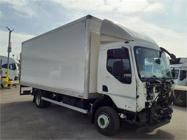 DAF LF190 4X2 DAY EURO 6 12-TON GRP BOX - RECORDED AS CAT N DAMAGED 3 Seats GRP Body Day cab Steel Susp 20ft Diesel - WHITE - DL23XES - 2 Door Box Body