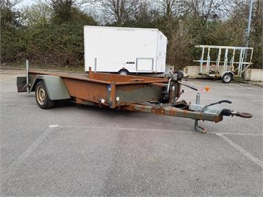 LYNTON TILT BED PLANT TRAILER SINGLE AXLE Not Specified - GREEN - TR1232RY - Plant Item