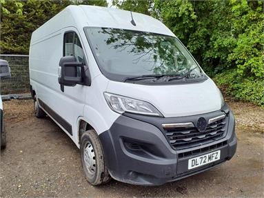 VAUXHALL MOVANO 3500 L3 DIESEL FWD 2.2 Turbo D 140ps H2 Van Prime Diesel - WHITE - DL72MFZ - Panel Van