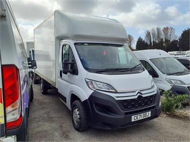 CITROEN RELAY 35 L3 DIESEL 2.2 BlueHDi Chassis Cab 140ps X Diesel - WHITE - CE71ODJ - 2 Door Luton Box Body