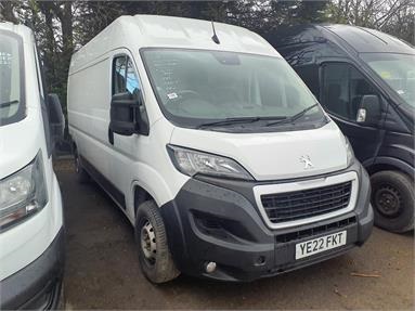 PEUGEOT BOXER 335 L3 DIESEL 2.2 BlueHDi H2 Asphalt Van 140ps Diesel - WHITE - YE22FKT - 5 Door Panel Van