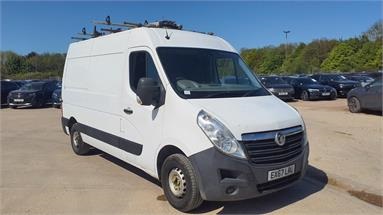 VAUXHALL MOVANO 35 L2 DIESEL FWD 2.3 CDTi BiTurbo H2 Van 145ps Diesel - WHITE - EX67LRU - 5 Door Panel Van
