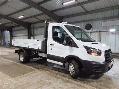 FORD TRANSIT 350 L2 DIESEL RWD 2.0 EcoBlue 130ps Leader Tipper [1 Way] Diesel - WHITE - BG22ATX - 2 Door Tipper Body