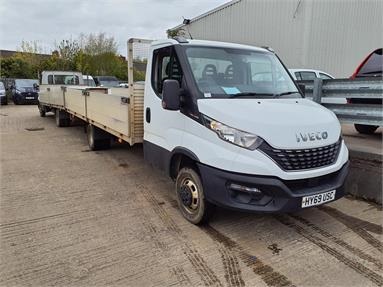 IVECO DAILY 50C18 DIESEL 3.0 Dropside 4750 WB Hi-Matic Diesel - POLAR WHITE - HY69USC - 2 Door Dropside Body