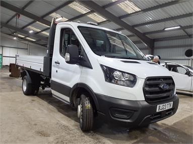 FORD TRANSIT 350 L2 DIESEL RWD 2.0 EcoBlue 130ps Leader Tipper [1 Way] Diesel - WHITE - BJ23TTK - 2 Door Tipper Body